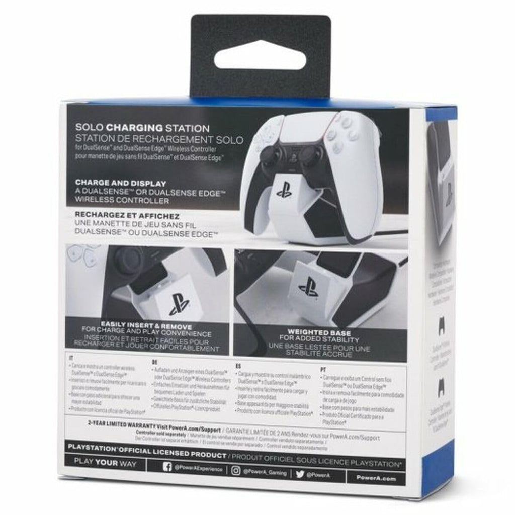 PowerA Solo Charging Station for DualSense Wireless Controllers - White