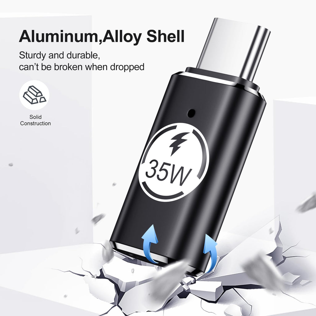 Temdan 4 Pack Lightning to USB C Adapter for iPhone 15/16/17 Pro/17 Pro Max,for iPhone 17/16 Charger,17/16 Accessories,Fast Charging & Data Transfer,USB C Charger Connector Cable,Not for Audio/OTG