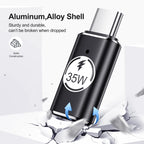 Temdan 4 Pack Lightning to USB C Adapter for iPhone 15/16/17 Pro/17 Pro Max,for iPhone 17/16 Charger,17/16 Accessories,Fast Charging & Data Transfer,USB C Charger Connector Cable,Not for Audio/OTG