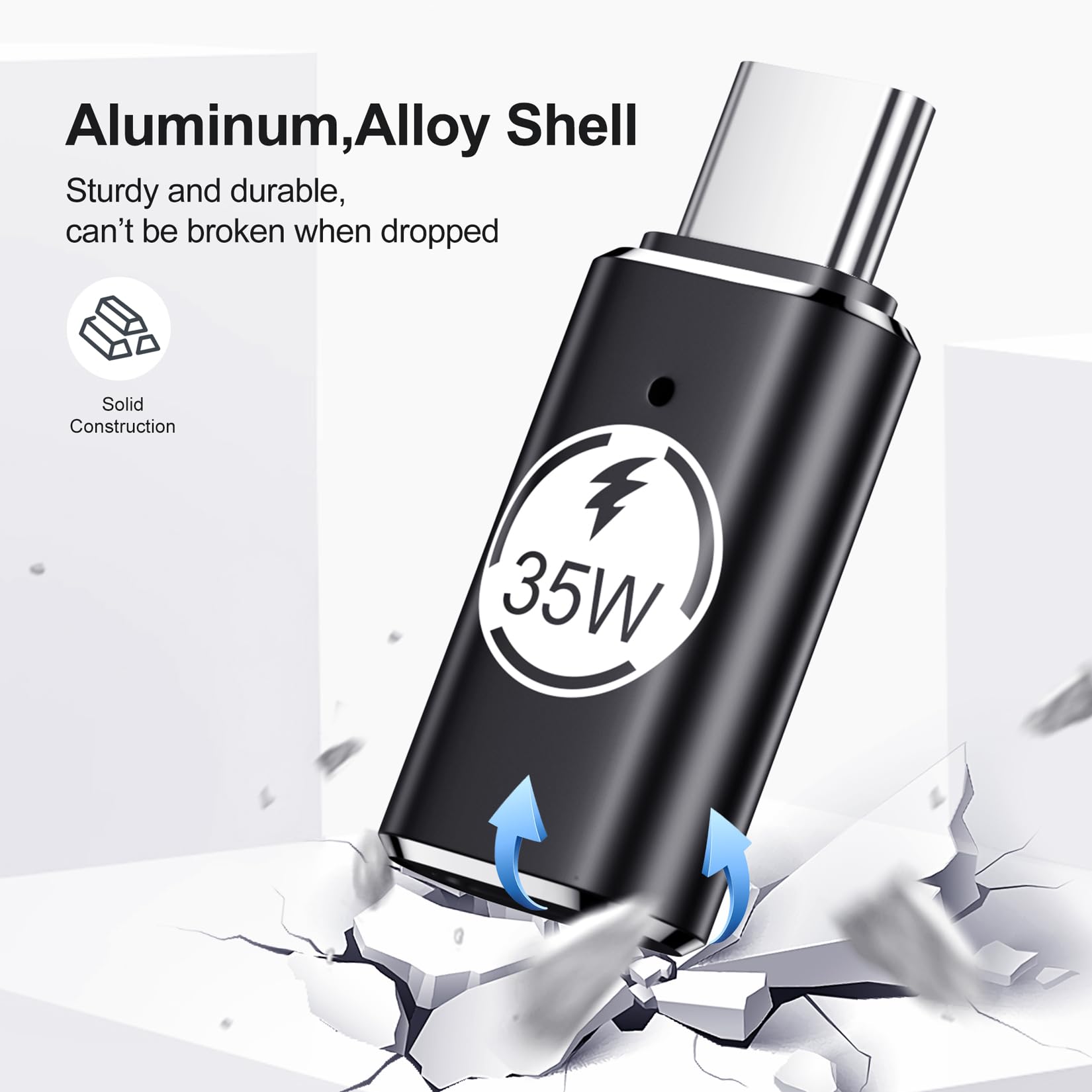 Temdan 4 Pack Lightning to USB C Adapter for iPhone 15/16/17 Pro/17 Pro Max,for iPhone 17/16 Charger,17/16 Accessories,Fast Charging & Data Transfer,USB C Charger Connector Cable,Not for Audio/OTG