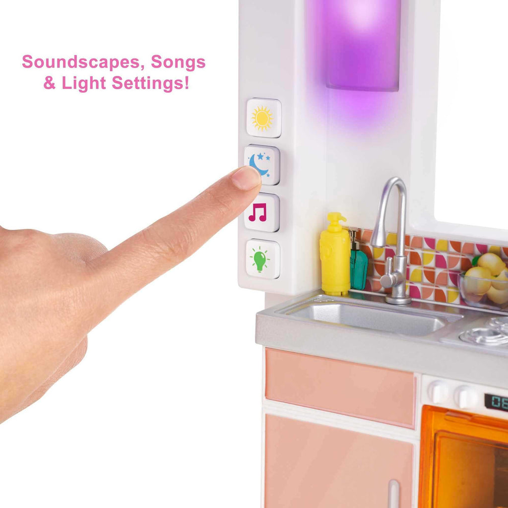 Barbie DreamHouse Dollhouse with 75+ Accessories and Wheelchair Accessible Elevator, 10 Play Areas, 3 Custom Light Settings & Music (Amazon Exclusive)