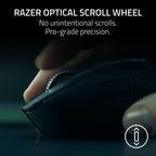 Razer DeathAdder V4 Pro Wireless Gaming Mouse: 56g Lightweight - HyperSpeed Wireless Gen-2 - Optical Scroll Wheel - Optical Switches Gen-4 - Focus Pro 45K Sensor Gen-2 - Up to 150 Hr Battery