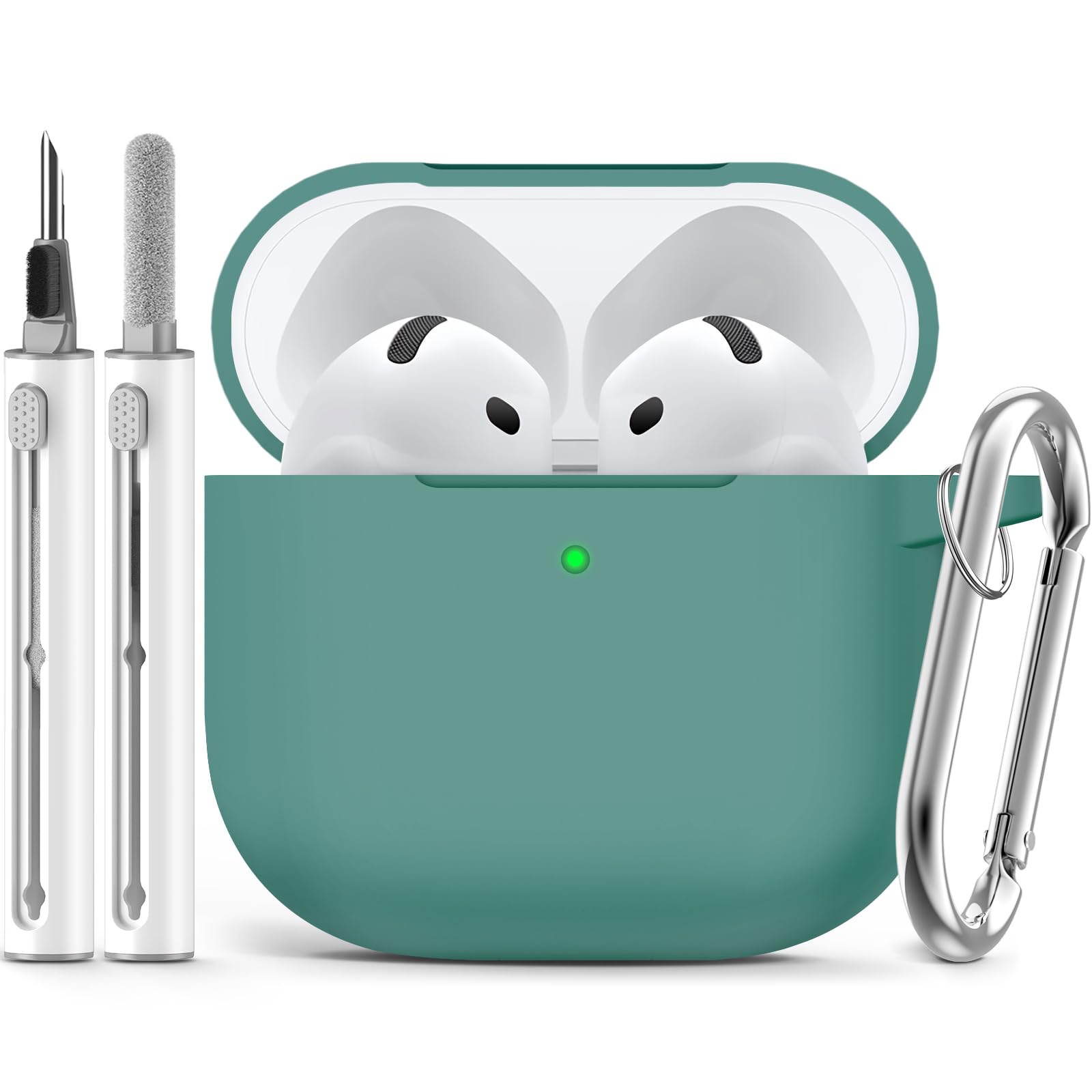 Ljusmicker for AirPods Pro 3 Case 2025 with Cleaner Kit,Soft Silicone Protective Cover for Apple AirPods Pro 3rd Generation Case for Women Men,AirPod Pro 3 CasesAccessories with Keychain-Light Lilac