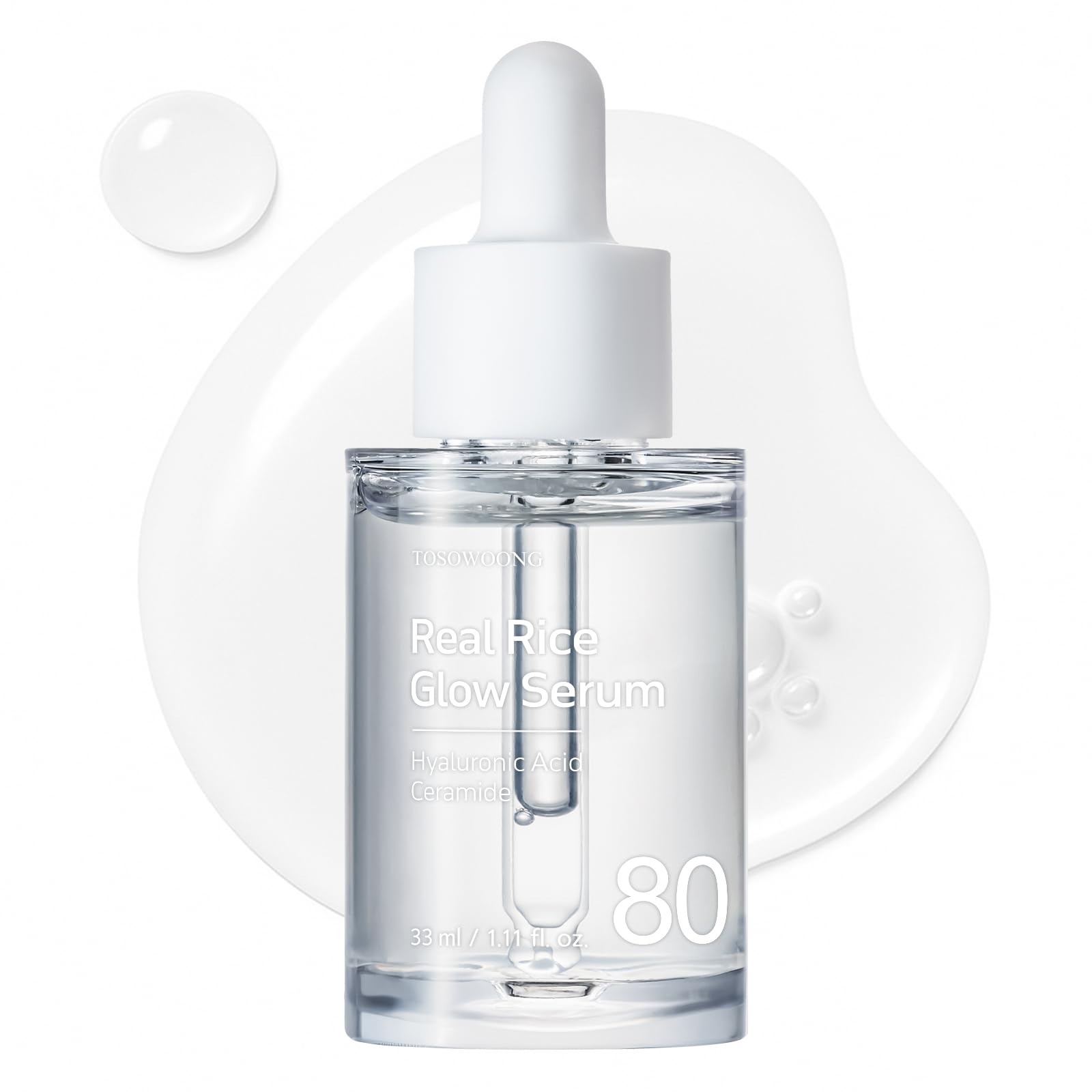 TOSOWOONG Honey Glow 65% Propolis Serum, Hyaluronic Acid, Kojic Acid, Niacinamide, Hydrating Facial Soothing Moisturizer for Irritated Uneven Skin Tone, Glass Skin, Korean Skin Care, 33ml, 1.11 fl.oz.