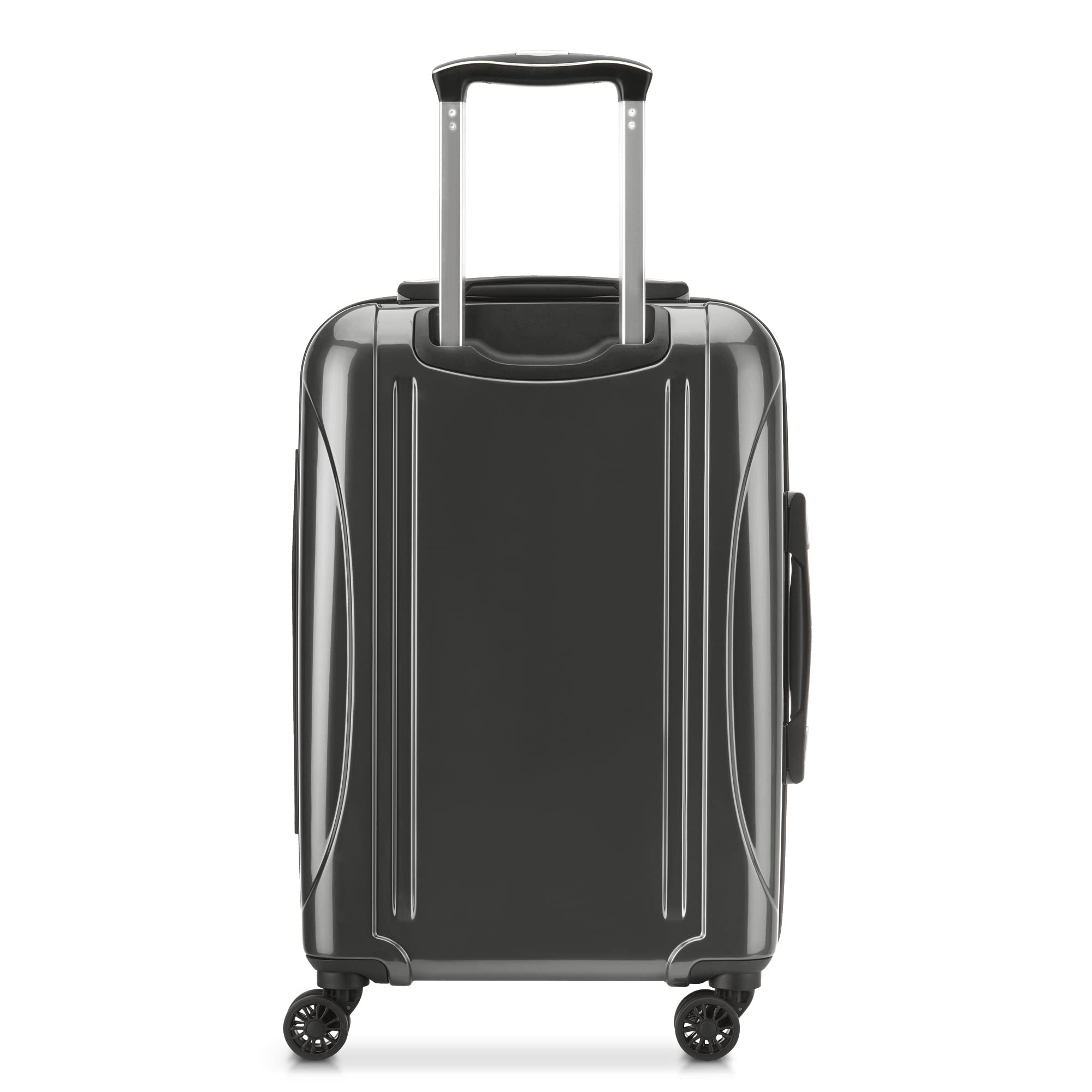 DELSEY PARIS Helium Aero Hardside Expandable Luggage with Spinner Wheels, Blue Cobalt, Checked-Large 28 Inch