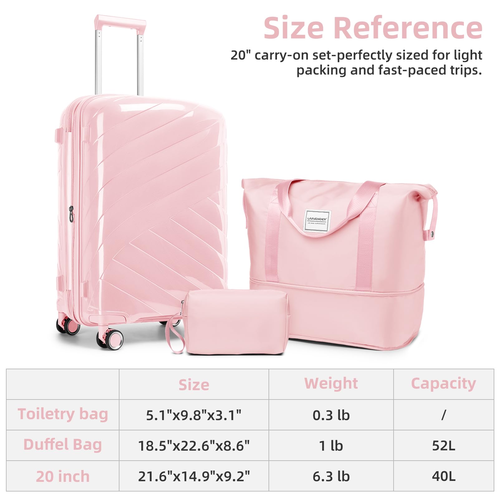 Carry On Luggage 22x14x9 Airline Approved, 20 Inch Expandable Hardshell Luggage Carry-on Suitcases with Spinner Wheels, Carry On Suitcase Set for Women (MOCHA)