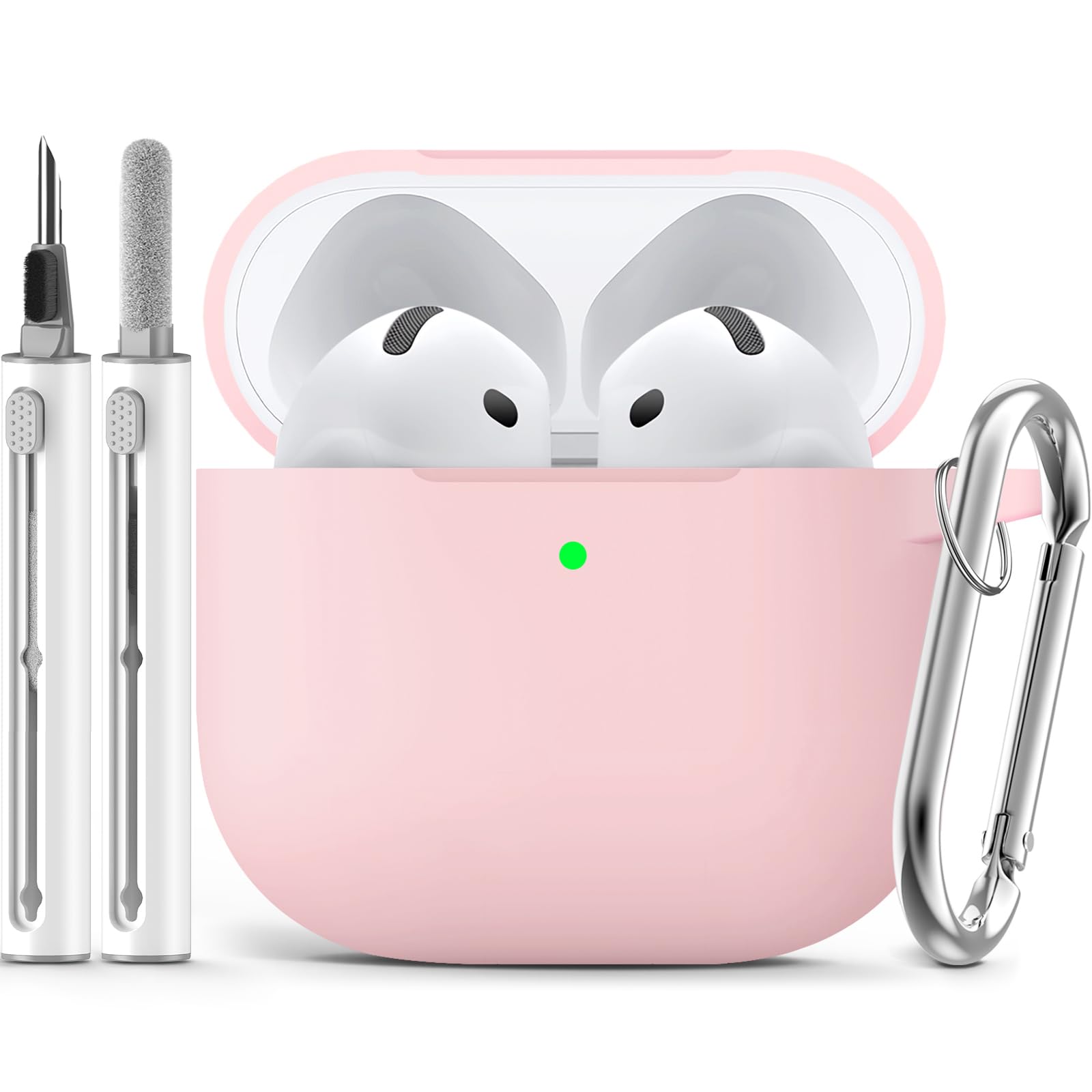 Ljusmicker for AirPods Pro 3 Case 2025 with Cleaner Kit,Soft Silicone Protective Cover for Apple AirPods Pro 3rd Generation Case for Women Men,AirPod Pro 3 CasesAccessories with Keychain-Light Lilac