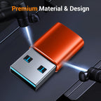 Temdan 4 Pack Lightning to USB C Adapter for iPhone 15/16/17 Pro/17 Pro Max,for iPhone 17/16 Charger,17/16 Accessories,Fast Charging & Data Transfer,USB C Charger Connector Cable,Not for Audio/OTG