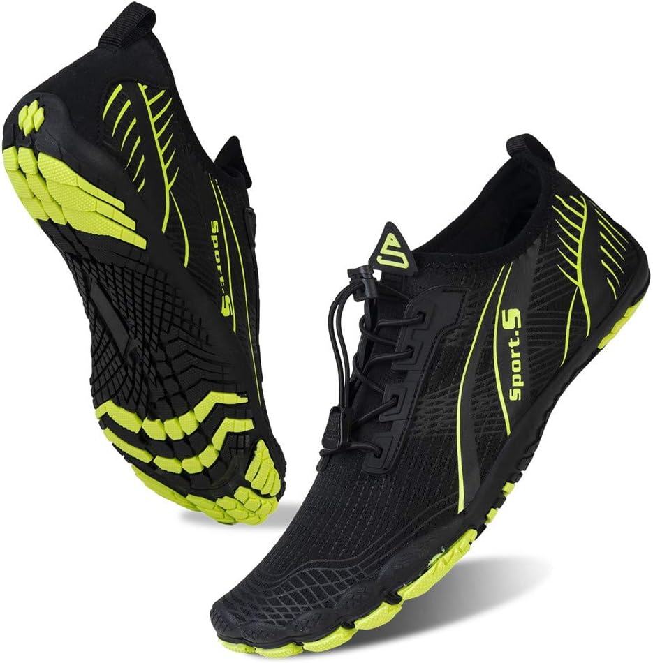 Water Shoes for Men Barefoot Quick-Dry Aqua Sock Outdoor Athletic Sport Shoes for Kayaking, Boating, Hiking, Surfing, Walking