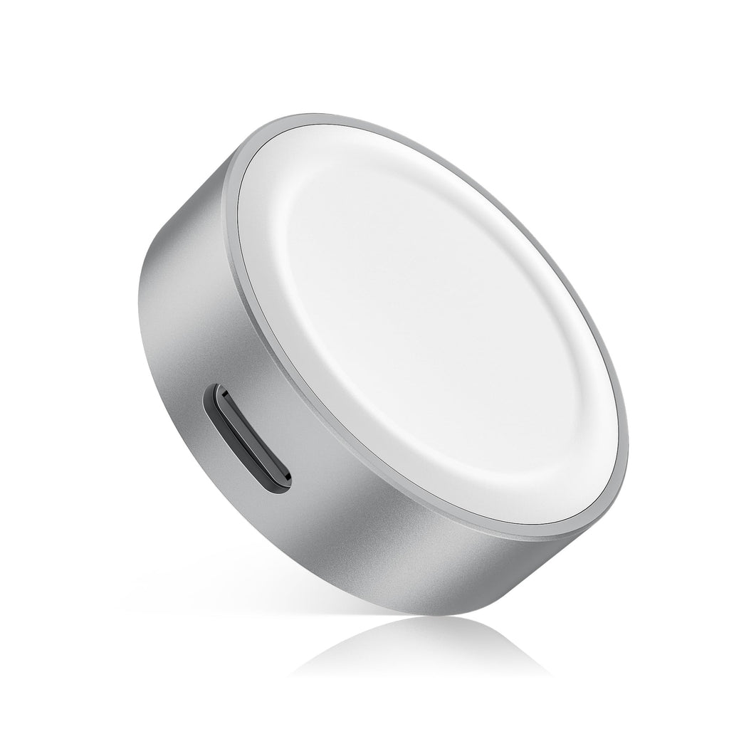 Ruxely Magnetic Charger for Apple Watch,Portable Wireless Fast iWatch Charger Adapter with USB C & iPhone Power Port,Short Apple Watch Charging Cable for iWatch Series 11 10 9 8 7 6,Ultra 3,42/46/44mm