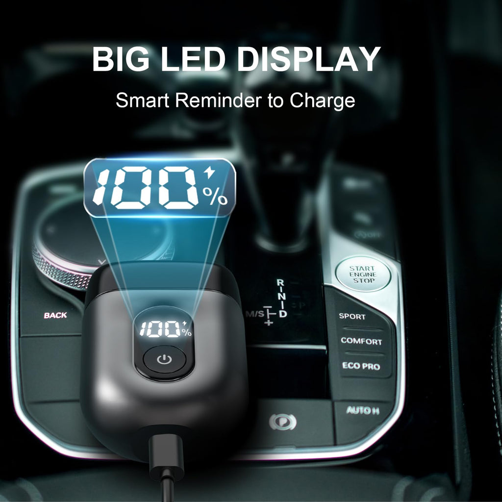 Cordless Electric Shaver for Women: Mini Electric Razors with LED Display - Rechargeable Bikini Trimmer - IPX7 Waterproof Wet Dry Face Razor for Body Pubic Leg