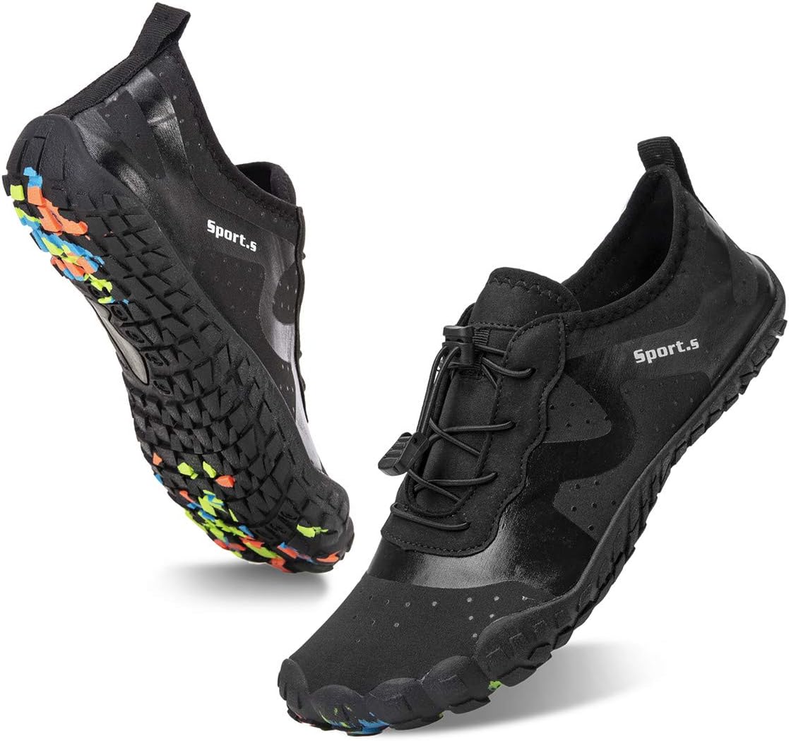 Water Shoes for Men Barefoot Quick-Dry Aqua Sock Outdoor Athletic Sport Shoes for Kayaking, Boating, Hiking, Surfing, Walking