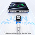 Temdan 4 Pack Lightning to USB C Adapter for iPhone 15/16/17 Pro/17 Pro Max,for iPhone 17/16 Charger,17/16 Accessories,Fast Charging & Data Transfer,USB C Charger Connector Cable,Not for Audio/OTG