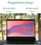 Samsung 14" Galaxy Chromebook Go Laptop PC Computer, Intel Celeron N4500 Processor, 4GB RAM, 64GB Storage, ChromeOS, XE340XDA-KA2US, Student Laptop, Silver