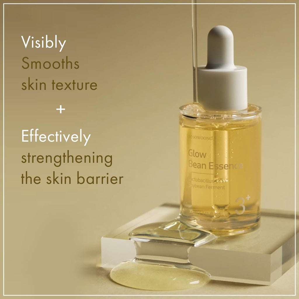 TOSOWOONG Honey Glow 65% Propolis Serum, Hyaluronic Acid, Kojic Acid, Niacinamide, Hydrating Facial Soothing Moisturizer for Irritated Uneven Skin Tone, Glass Skin, Korean Skin Care, 33ml, 1.11 fl.oz.