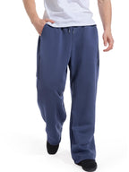 Men's Baggy Sweatpants Wide Leg Lounge Sweat Pants with Pockets