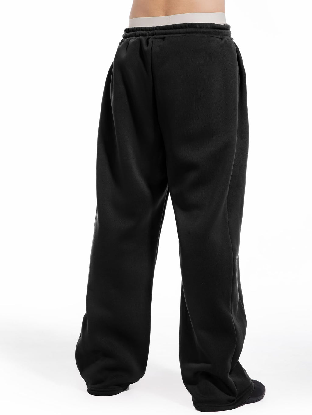 Men's Baggy Sweatpants Wide Leg Lounge Sweat Pants with Pockets