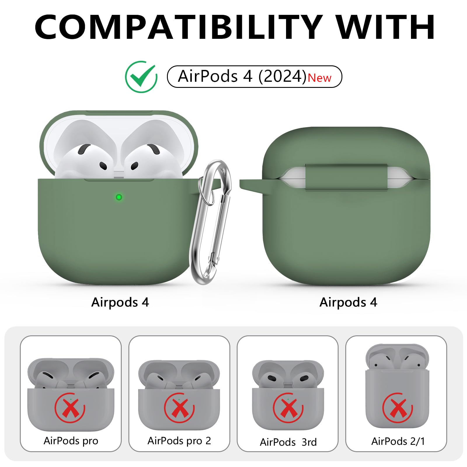 Ljusmicker for AirPods Pro 3 Case 2025 with Cleaner Kit,Soft Silicone Protective Cover for Apple AirPods Pro 3rd Generation Case for Women Men,AirPod Pro 3 CasesAccessories with Keychain-Light Lilac