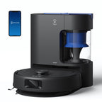 ECOVACS DEEBOT X11 OmniCyclone Robot Vacuum and Mop, PowerBoost Charging, OZMO Roller 2.0 Instant Self-Washing Mop, 19,500Pa Blast Suction, Bagless OmniCyclone Station, AIVI 3D Smart Navigation