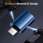 Temdan 4 Pack Lightning to USB C Adapter for iPhone 15/16/17 Pro/17 Pro Max,for iPhone 17/16 Charger,17/16 Accessories,Fast Charging & Data Transfer,USB C Charger Connector Cable,Not for Audio/OTG