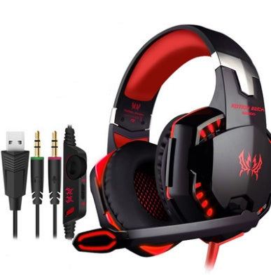 Pro Wired Gaming Headset – Surround Sound Headphones with Mic for PC & Console