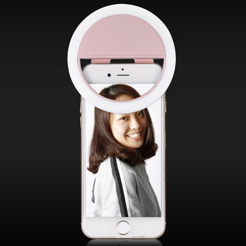 USB Rechargeable Phone Selfie Ring Light RK12 – Beauty Fill Light for Perfect Photos & Videos