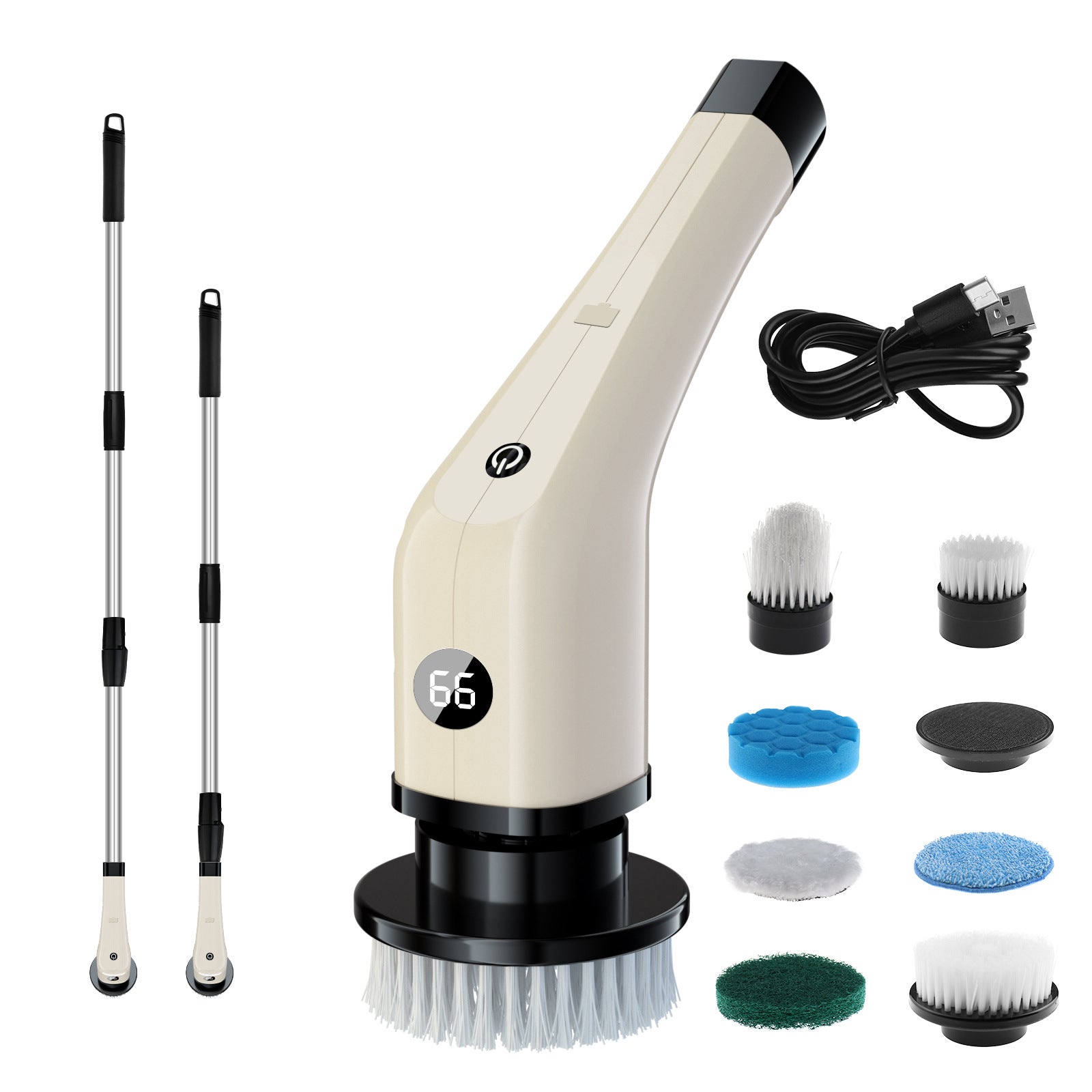 Electric Spin Scrubber – 7-in-1 Cleaning Brush for Bathroom, Tile & Kitchen