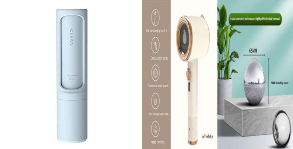 Travel Garment Steamer – Mini Handheld Fabric Iron for Quick Wrinkle Removal