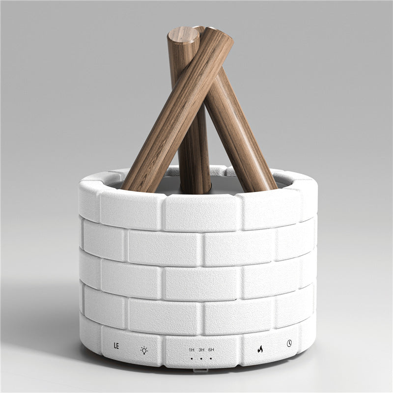 Flame Simulation Humidifier – Aroma Diffuser & Bedroom Spray