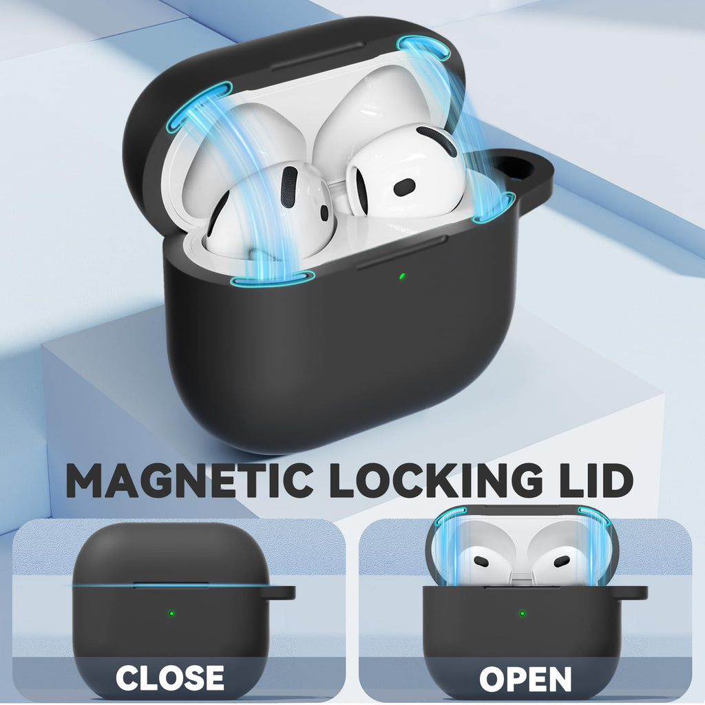 Ljusmicker for AirPods Pro 3 Case 2025 with Cleaner Kit,Soft Silicone Protective Cover for Apple AirPods Pro 3rd Generation Case for Women Men,AirPod Pro 3 CasesAccessories with Keychain-Light Lilac