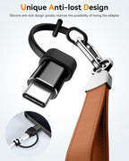 Temdan 4 Pack Lightning to USB C Adapter for iPhone 15/16/17 Pro/17 Pro Max,for iPhone 17/16 Charger,17/16 Accessories,Fast Charging & Data Transfer,USB C Charger Connector Cable,Not for Audio/OTG