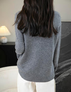 Chanyarn Women's Turtleneck 100% Merino Wool 2025 First-Line Ready to Wear Fall Winter Seamless Knit Pullover Sweater