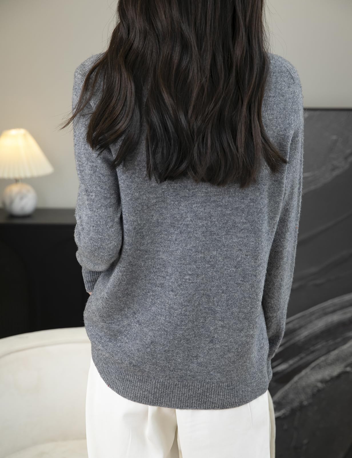 Chanyarn Women's Turtleneck 100% Merino Wool 2025 First-Line Ready to Wear Fall Winter Seamless Knit Pullover Sweater