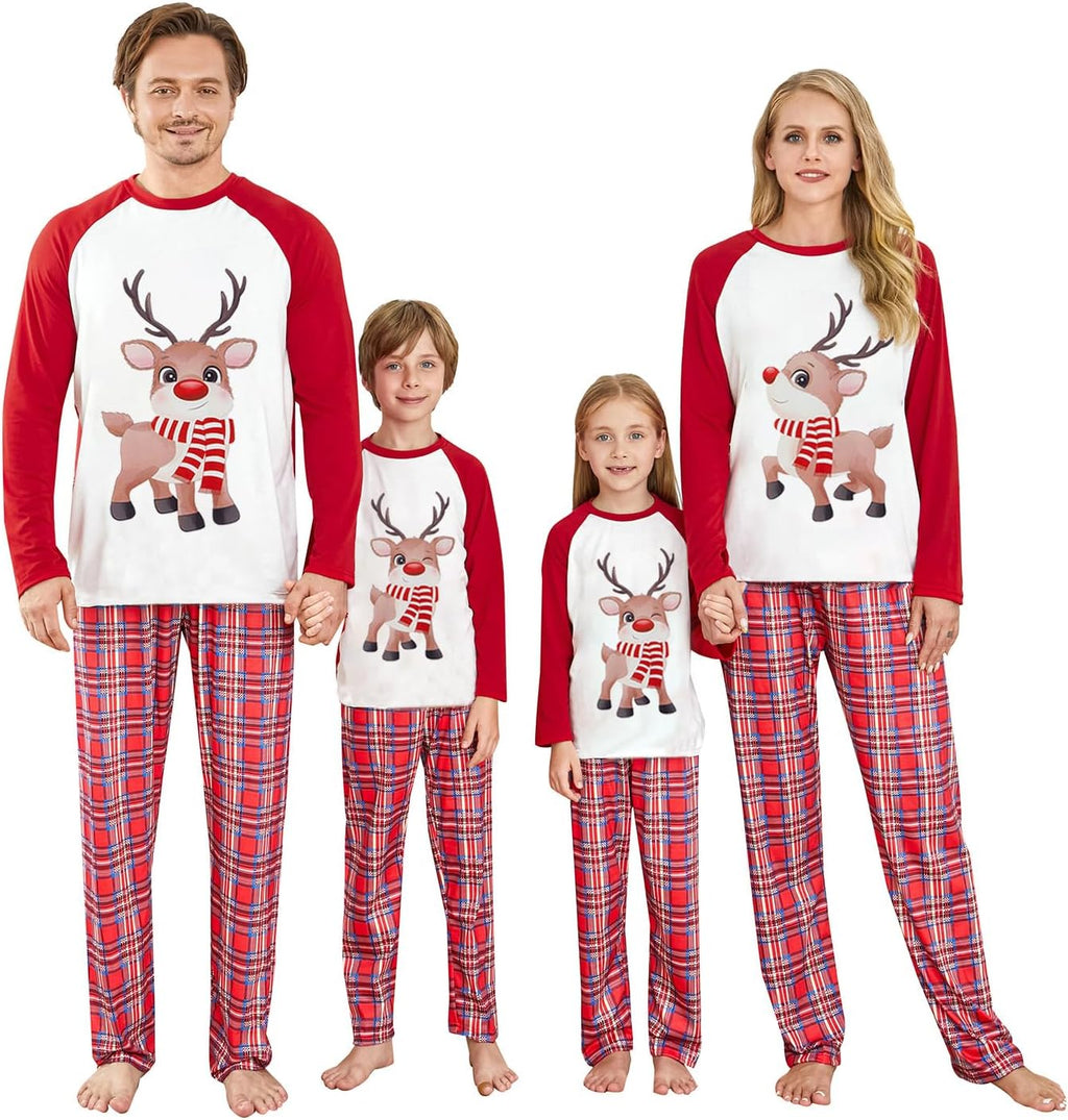 WephuPSho Christmas Family Matching Pajamas, Festive Xmas Jammies Sets for the Whole Family, Holiday Pjs Christmas