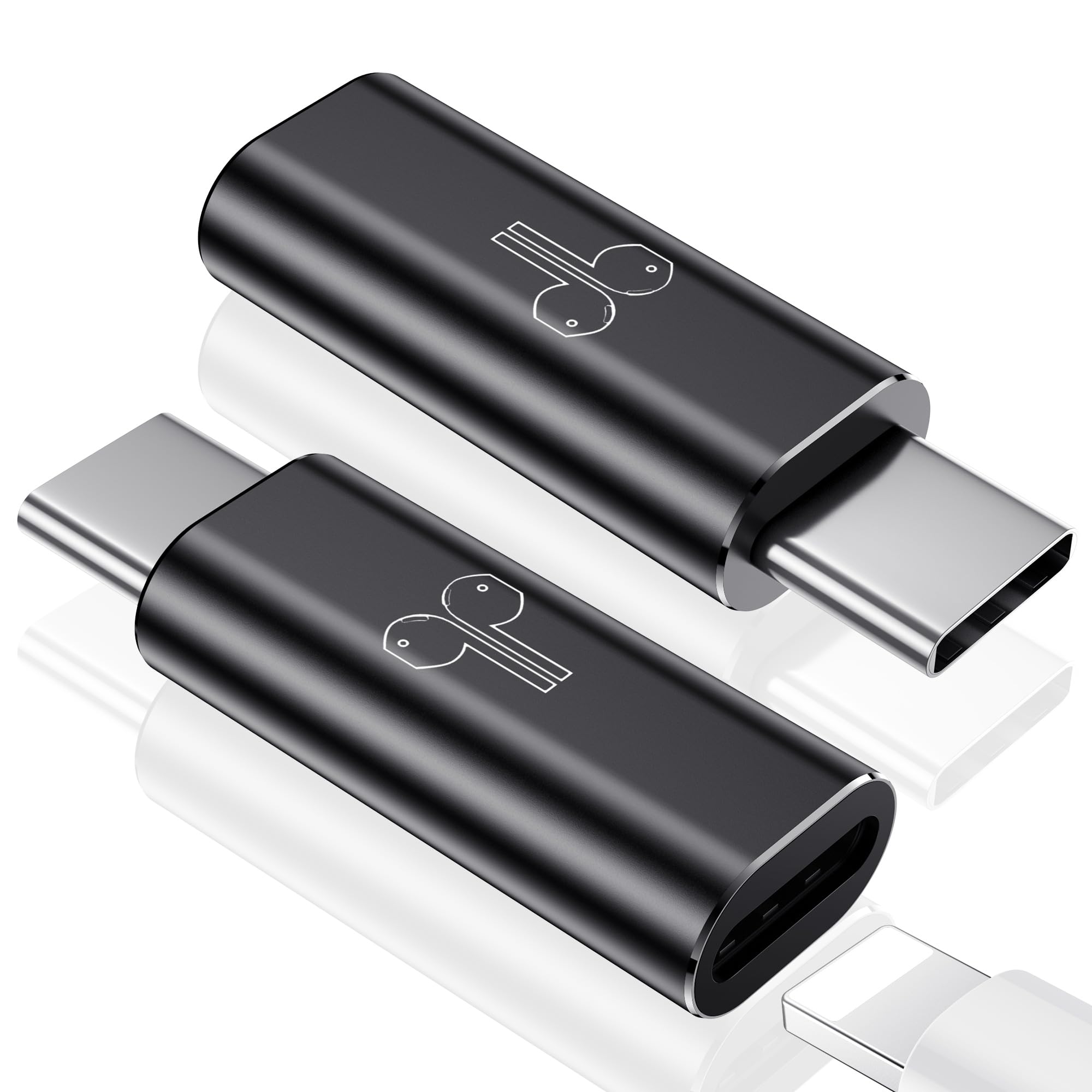 Temdan 4 Pack Lightning to USB C Adapter for iPhone 15/16/17 Pro/17 Pro Max,for iPhone 17/16 Charger,17/16 Accessories,Fast Charging & Data Transfer,USB C Charger Connector Cable,Not for Audio/OTG