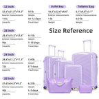 Carry On Luggage 22x14x9 Airline Approved, 20 Inch Expandable Hardshell Luggage Carry-on Suitcases with Spinner Wheels, Carry On Suitcase Set for Women (MOCHA)