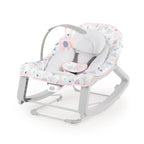 Ingenuity Keep Cozy 3-in-1 Grow with Me Vibrating Baby Bouncer, Seat & Infant to Toddler Rocker, Vibrations & -Toy Bar, 0-30 Months Up to 40 lbs (Weaver)