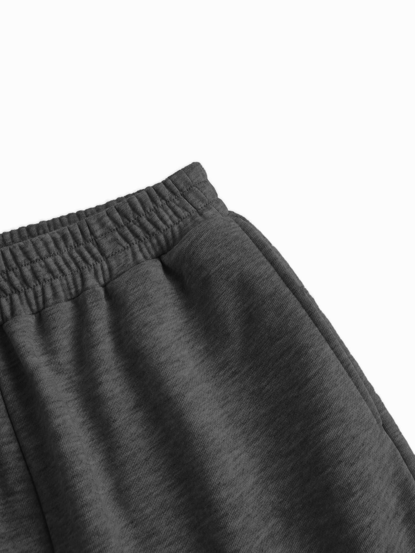 Men's Baggy Sweatpants Wide Leg Lounge Sweat Pants with Pockets