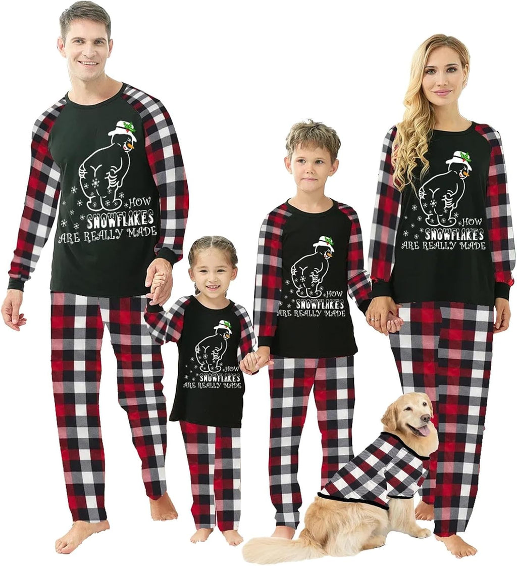 WephuPSho Christmas Family Matching Pajamas, Festive Xmas Jammies Sets for the Whole Family, Holiday Pjs Christmas