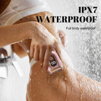 Cordless Electric Shaver for Women: Mini Electric Razors with LED Display - Rechargeable Bikini Trimmer - IPX7 Waterproof Wet Dry Face Razor for Body Pubic Leg