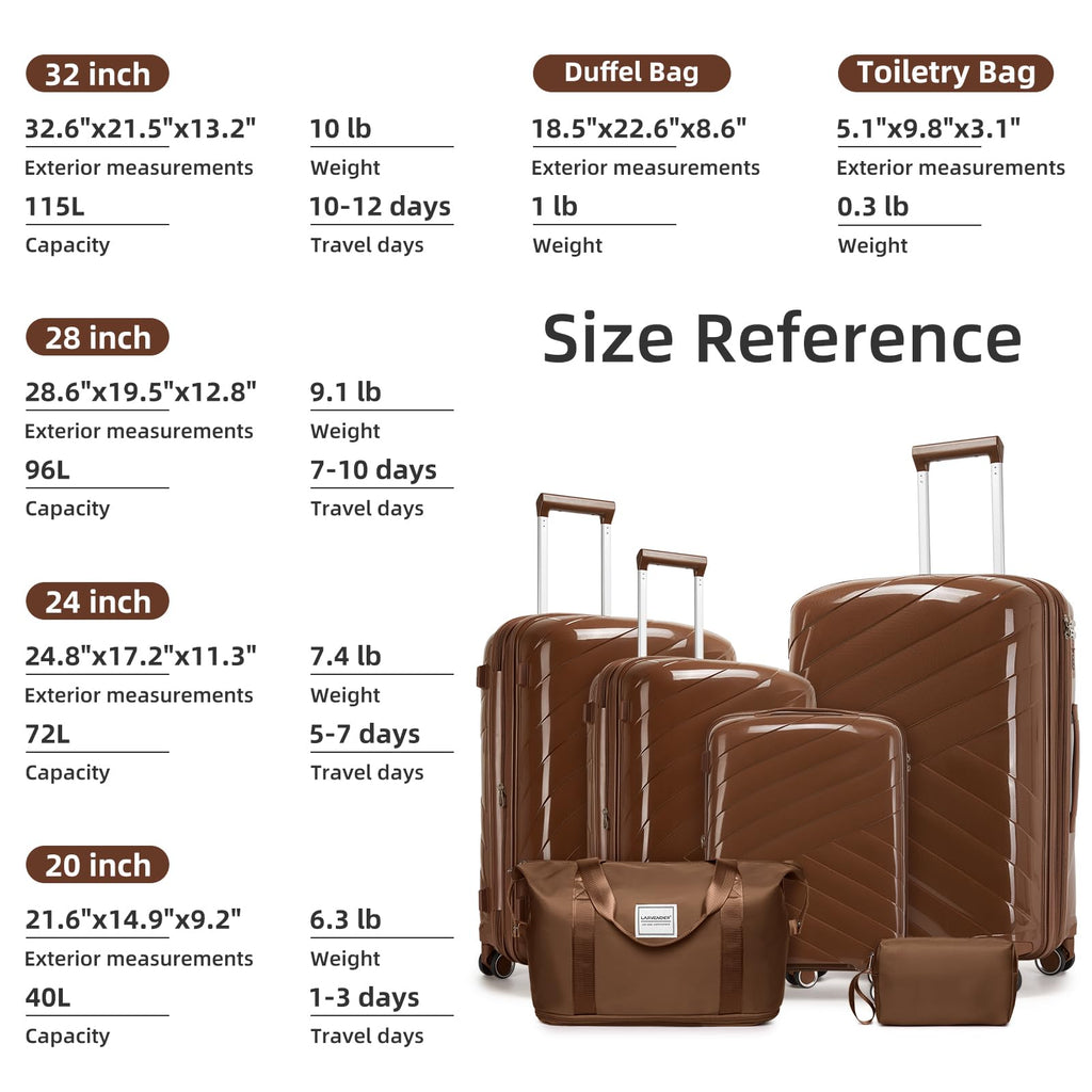 Carry On Luggage 22x14x9 Airline Approved, 20 Inch Expandable Hardshell Luggage Carry-on Suitcases with Spinner Wheels, Carry On Suitcase Set for Women (MOCHA)