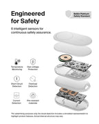 Belkin 3-in-1 MagSafe-Compatible iPhone Charger - Foldable Magnetic Qi2 Certified, MagSafe Charging Station for Phone, Apple Watch, AirPods - Wireless for Multiple Devices