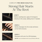 JVN Complete Pre-Wash Scalp Oil, 1.7 Fl Oz, Hair Treatment and Scalp Clarifying Oil Made with Rosemary Extract, Hair Care for Women and Men, Silicone Free