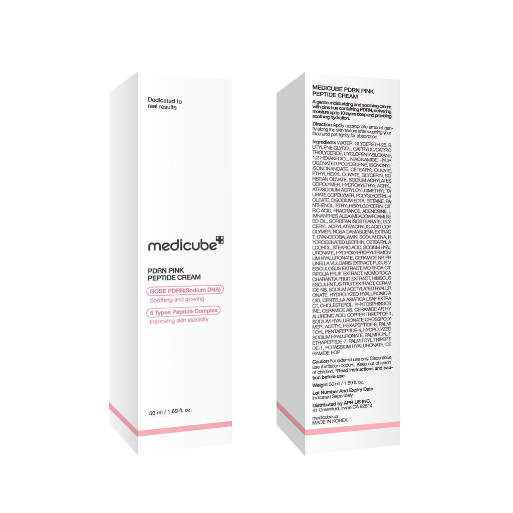 medicube PDRN Pink Hyaluronic Moisturizing Cream | Blemish Recovery, Relief & Hydrating Care | Restores Skin Elasticity & Glow | Korean Skincare for Even Skin Tone & Pore Care | 50ml / 1.69 fl.oz.
