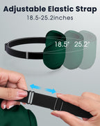 Heated Eye Mask - Cordless Eye Mask for Dry Eyes, FSA - HSA Eligible, Eye Relief, Improved Sleep, Washable Eye Heating pad for Travel and with Replaceable Shell (Gray)