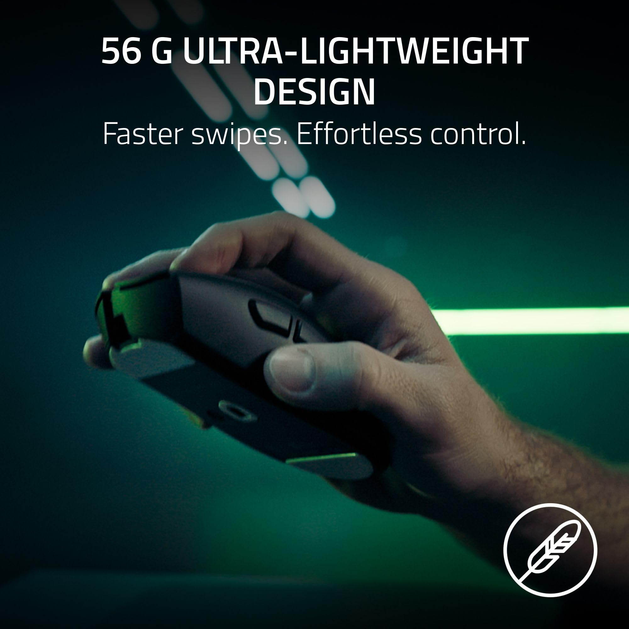 Razer DeathAdder V4 Pro Wireless Gaming Mouse: 56g Lightweight - HyperSpeed Wireless Gen-2 - Optical Scroll Wheel - Optical Switches Gen-4 - Focus Pro 45K Sensor Gen-2 - Up to 150 Hr Battery