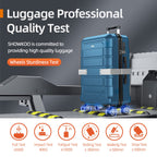 SHOWKOO Luggage Sets Expandable PC+ABS Durable Suitcase Double Wheels TSA Lock Mint Green