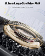 Wireless Earbuds, Bluetooth 5.4 Headphones Bass Stereo, Ear Buds with Noise Cancelling Mic, LED Display in Ear Earphones Clear Calls, IP7 Waterproof Bluetooth Earbuds for Laptop/Phones/Sports, Black