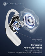 Translation Earbuds Real Time - AI 144 Language Translator Earbuds, Audifonos Traductores Inglés Español, 3-in-1 Translating Device, Translate Ear Buds for Travel Learning with Charging Cradle