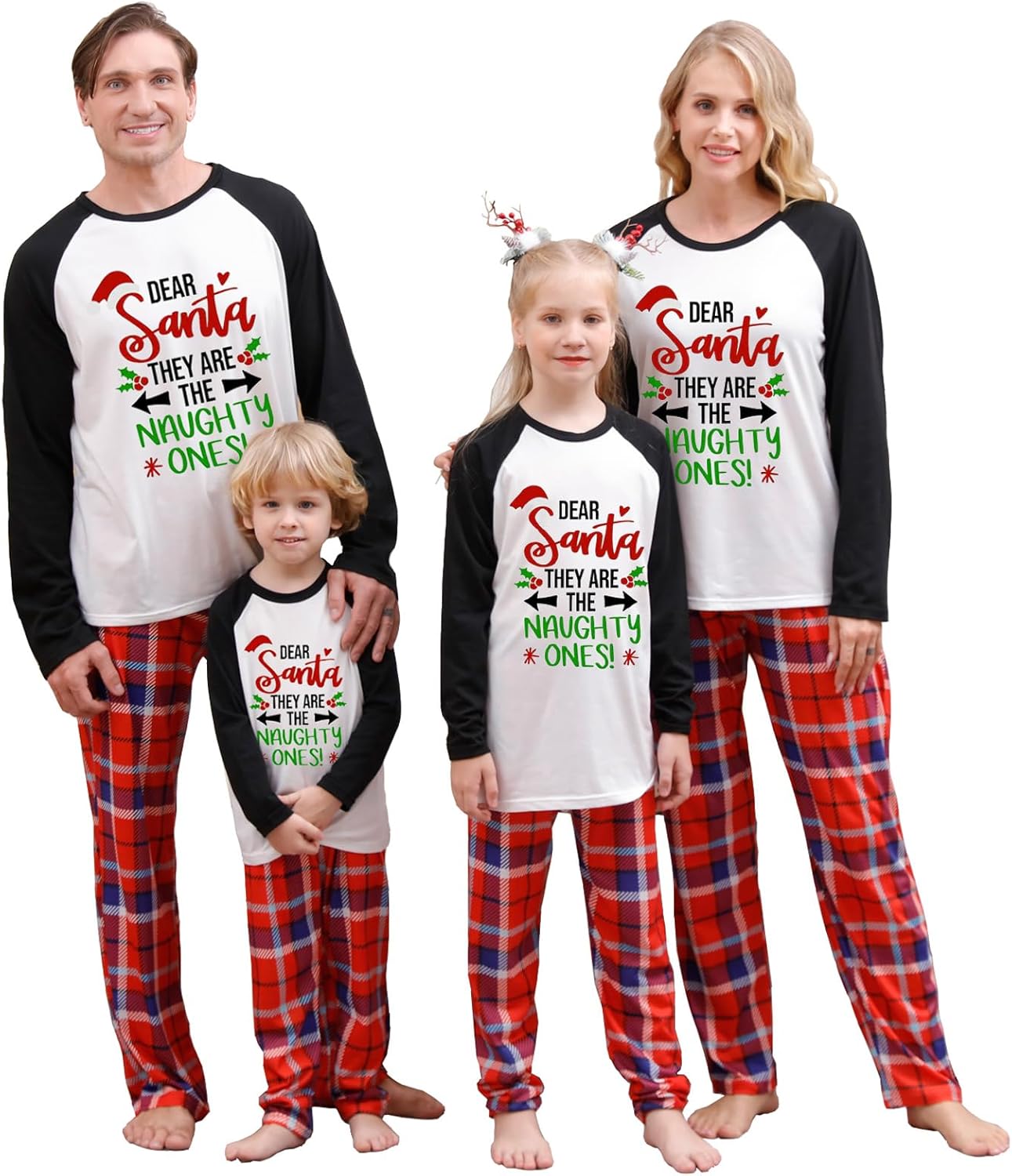WephuPSho Christmas Family Matching Pajamas, Festive Xmas Jammies Sets for the Whole Family, Holiday Pjs Christmas